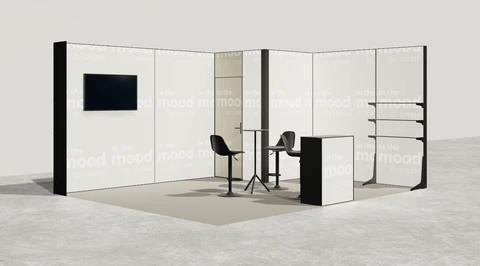 Stoisko w systemie M100 LED