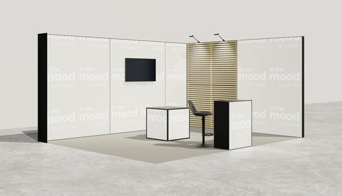 Stoisko w systemie M100 LED