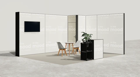 Stoisko w systemie M100 LED