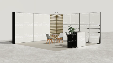 Stoisko w systemie M100 LED