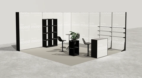 Stoisko w systemie M100 LED