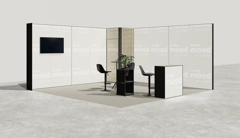 Stoisko w systemie M100 LED