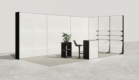 Stoisko w systemie M100 LED