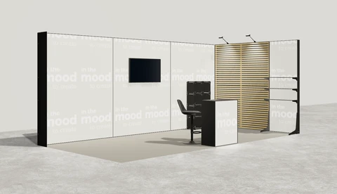 Stoisko w systemie M100 LED