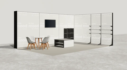 Stoisko w systemie M100 LED