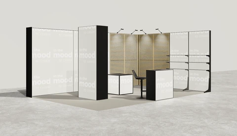 Stoisko w systemie M100 LED