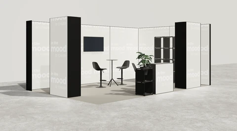 Stoisko w systemie M100 LED
