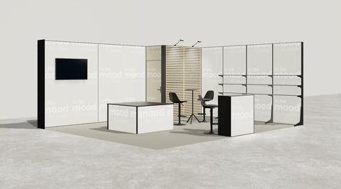 Stoisko w systemie M100 LED