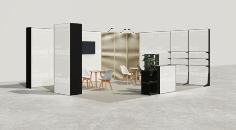 Stoisko w systemie M100 LED