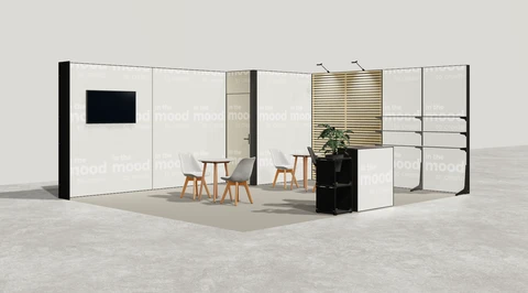 Stoisko w systemie M100 LED