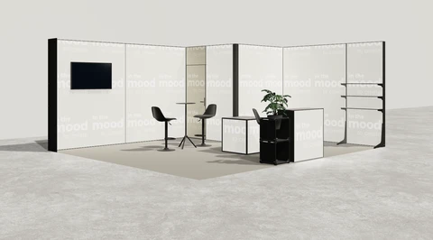 Stoisko w systemie M100 LED