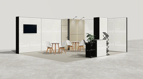 Stoisko w systemie M100 LED