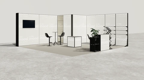 Stoisko w systemie M100 LED