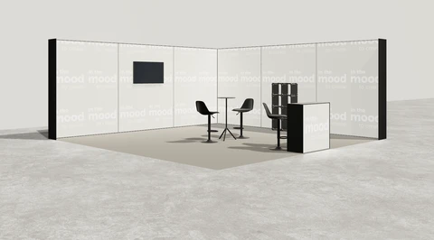 Stoisko w systemie M100 LED