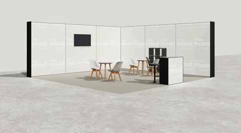 Stoisko w systemie M100 LED
