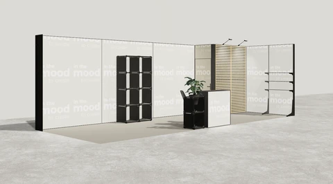 Stoisko w systemie M100 LED