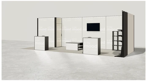 Stoisko w systemie M100 LED