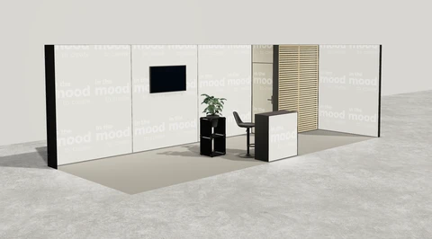 Stoisko w systemie M100 LED