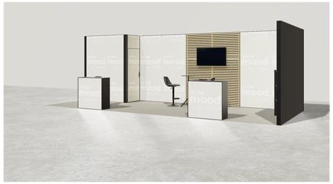 Stoisko w systemie M100 LED