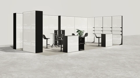 Stoisko w systemie M100 LED