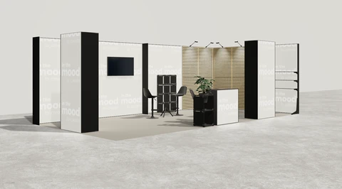 Stoisko w systemie M100 LED