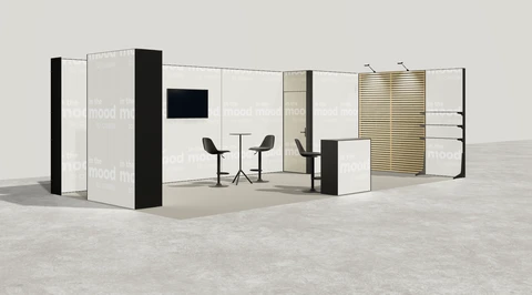 Stoisko w systemie M100 LED