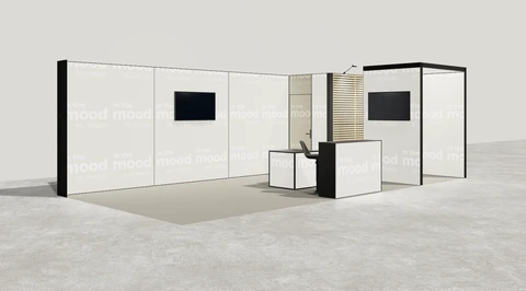 Stoisko w systemie M100 LED