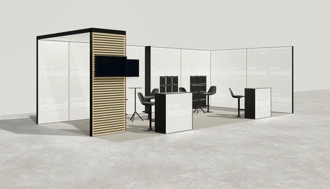 Stoisko w systemie M100 LED