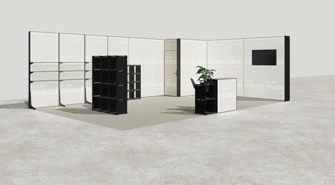 Stoisko w systemie M100 LED