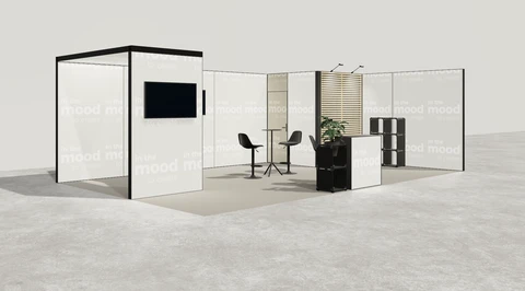 Stoisko w systemie M100 LED