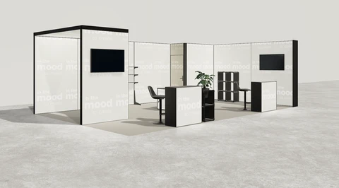 Stoisko w systemie M100 LED