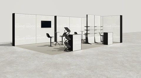 Stoisko w systemie M100 LED