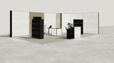 Stoisko w systemie M100 LED