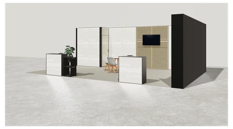 Stoisko w systemie M100 LED