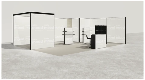 Stoisko w systemie M100 LED