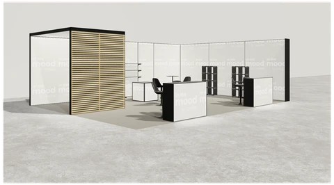 Stoisko w systemie M100 LED