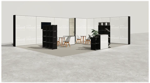 Stoisko w systemie M100 LED