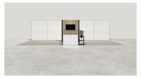 Stoisko w systemie M100 LED