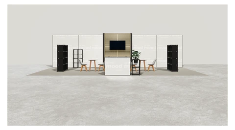 Stoisko w systemie M100 LED