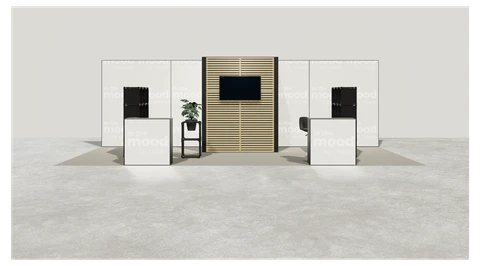 Stoisko w systemie M100 LED