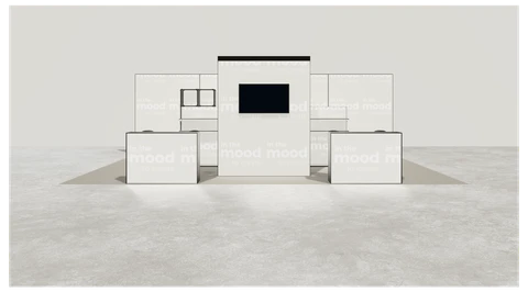 Stoisko w systemie M100 LED