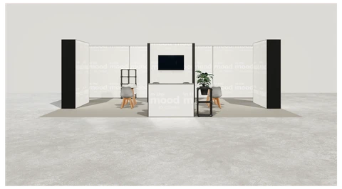 Stoisko w systemie M100 LED