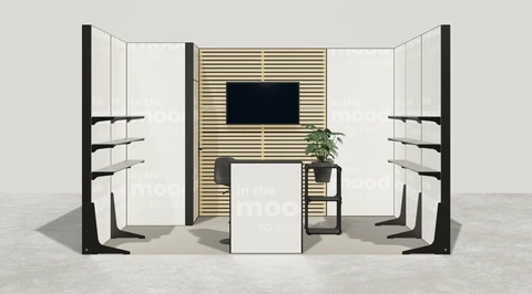 Stoisko w systemie M100 LED