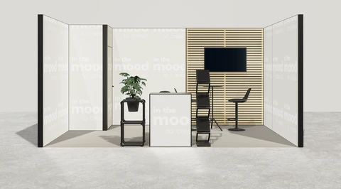 Stoisko w systemie M100 LED