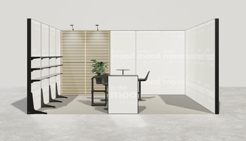 Stoisko w systemie M100 LED