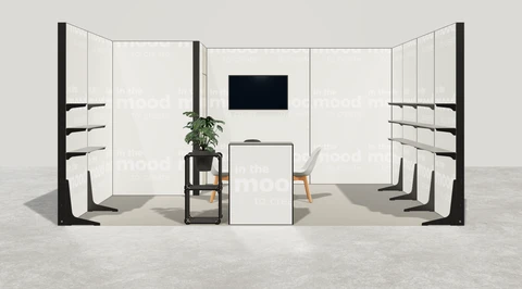Stoisko w systemie M100 LED