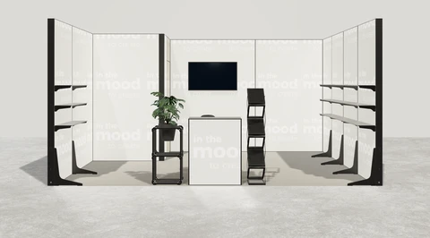 Stoisko w systemie M100 LED
