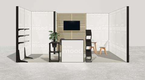 Stoisko w systemie M100 LED